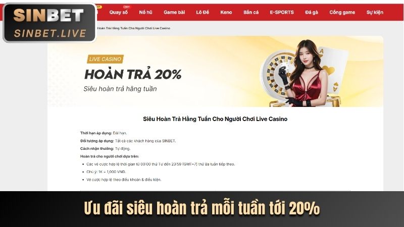 Chương trình VIP Sinbet