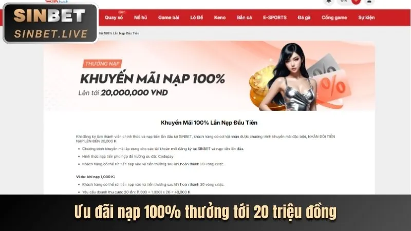 Thưởng nạp hàng ngày